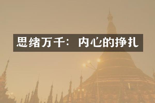 思绪万千：内心的挣扎