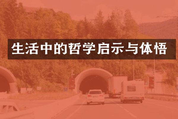 生活中的哲学启示与体悟