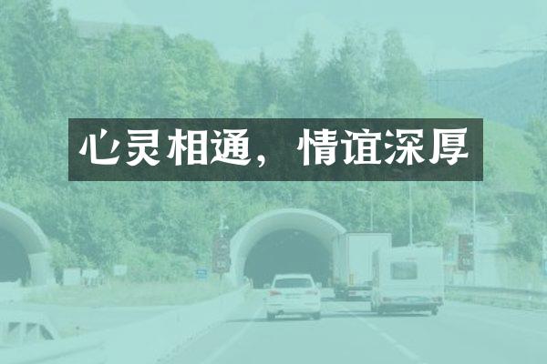 心灵相通，情谊深厚