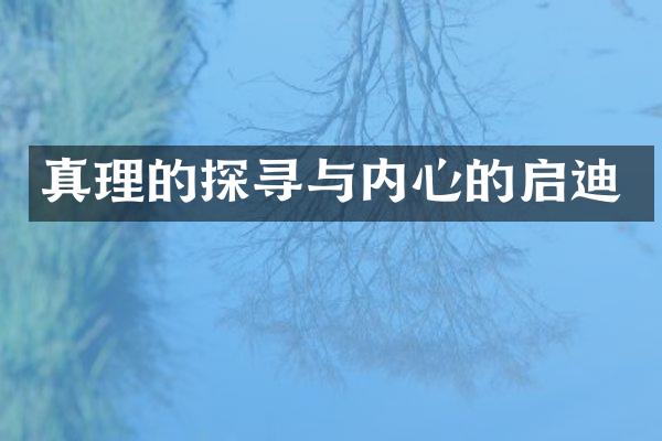 真理的探寻与内心的启迪