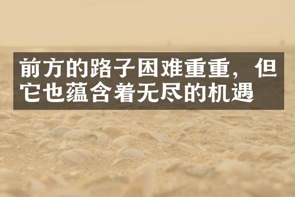 前方的路子困难重重，但它也蕴含着无尽的机遇