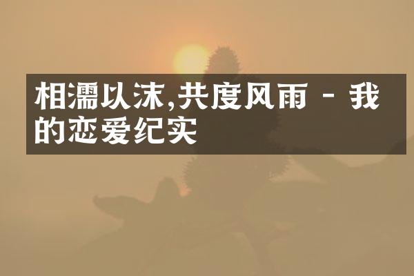 相濡以沫,共度风雨 - 我们的恋爱纪实