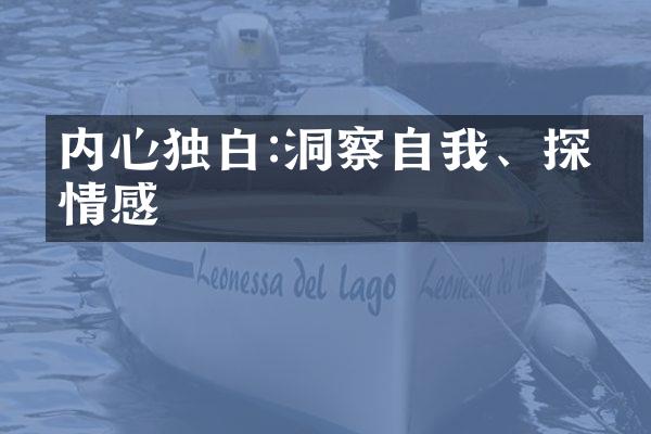 内心独白:洞察自我、探索情感