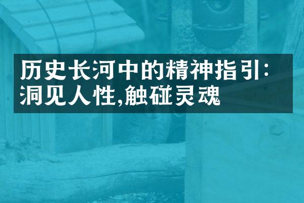 历史长河中的精神指引：洞见人性,触碰灵魂