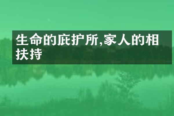 生命的庇护所,家人的相互扶持