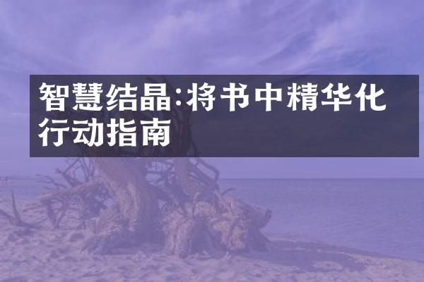 智慧结晶:将书中精华化作行动指南