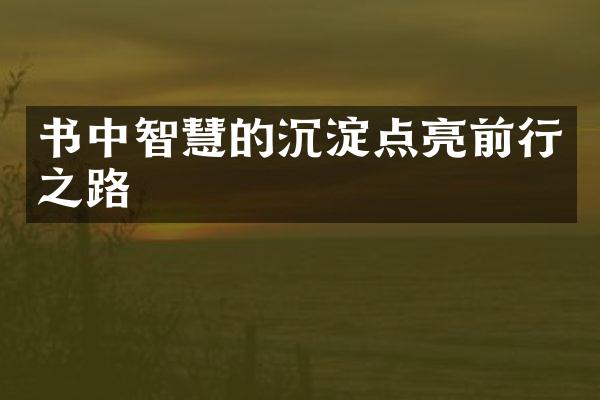 书中智慧的沉淀点亮前行之路