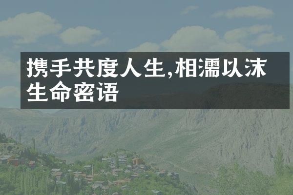 携手共度人生,相濡以沫的生命密语