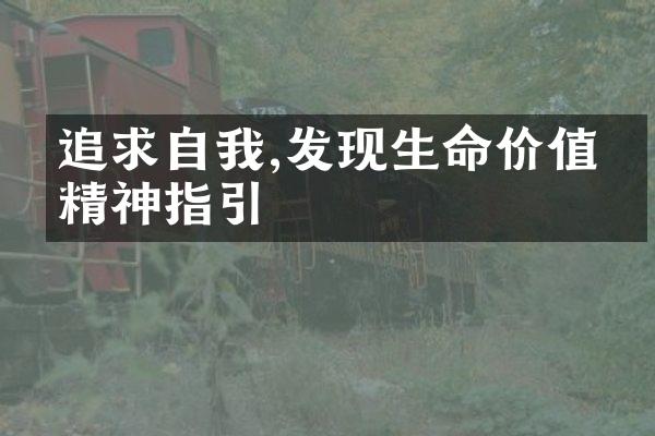 追求自我,发现生命价值的精神指引