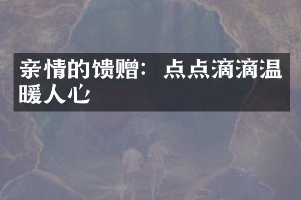 亲情的馈赠：点点滴滴温暖人心