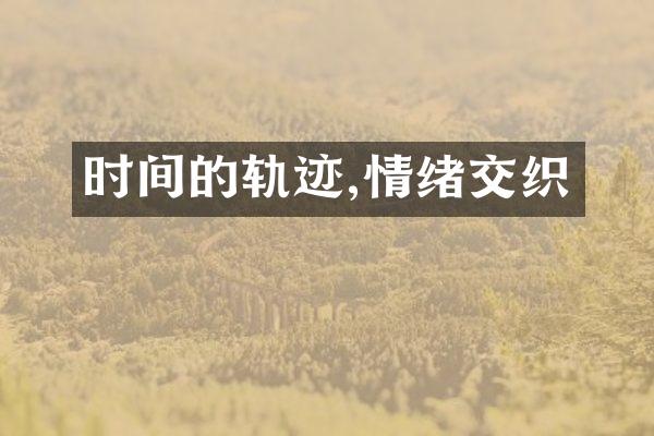 时间的轨迹,情绪交织