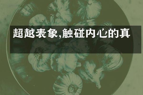 超越表象,触碰内心的真理
