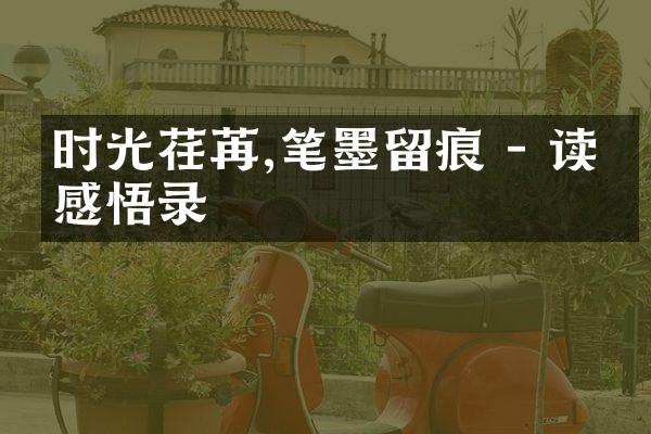 时光荏苒,笔墨留痕 - 读书感悟录