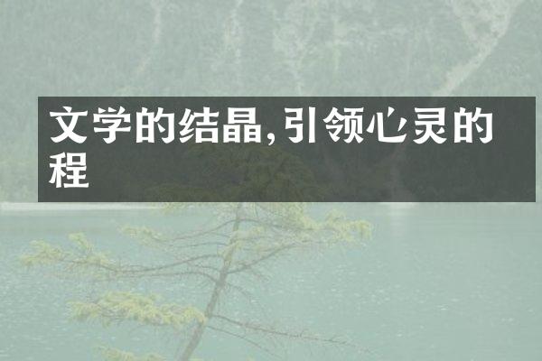 文学的结晶,引领心灵的旅程