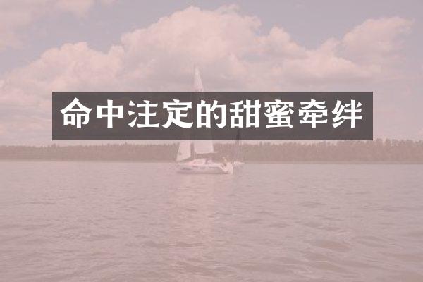 命中注定的甜蜜牵绊