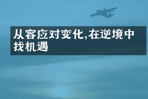 从容应对变化,在逆境中寻找机遇