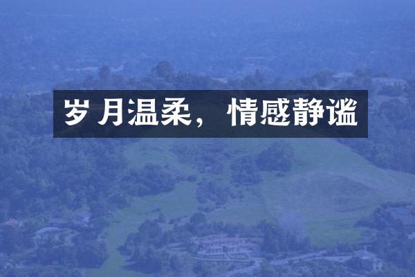 岁月温柔，情感静谧