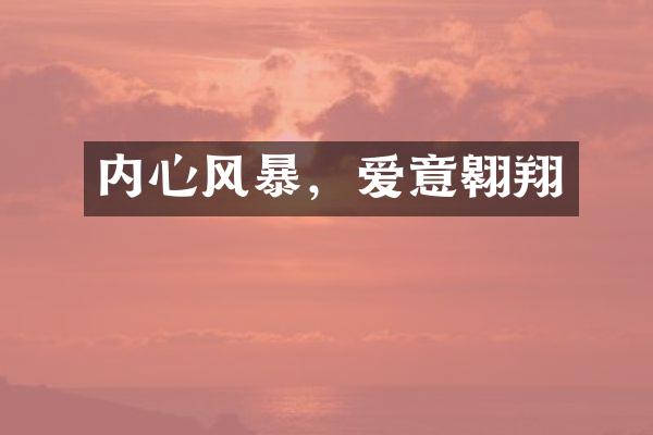 内心风暴，爱意翱翔