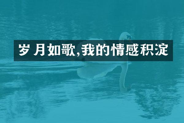 岁月如歌,我的情感积淀