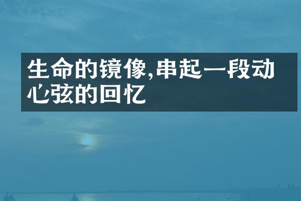 生命的镜像,串起一段动人心弦的回忆