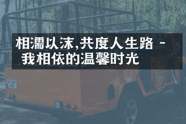 相濡以沫,共度人生路 - 你我相依的温馨时光