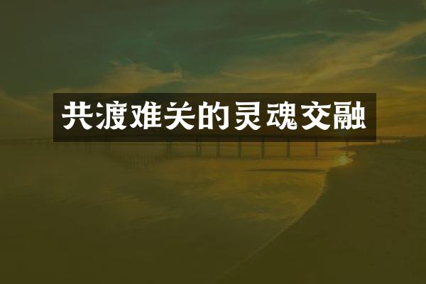 共渡难关的灵魂交融
