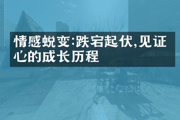 情感蜕变:跌宕起伏,见证内心的成长
