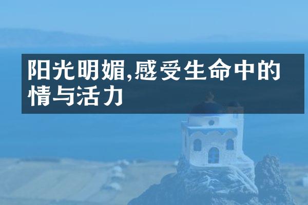 阳光明媚,感受生命中的与活力