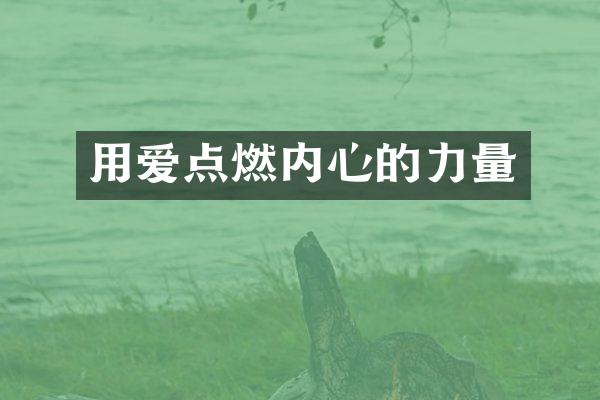用爱点燃内心的力量