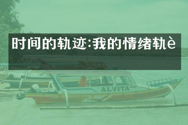 时间的轨迹:我的情绪轨迹