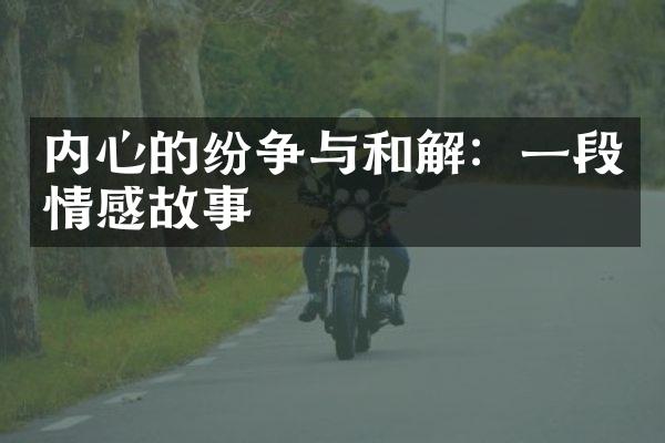 内心的纷争与和解:一段情感故事