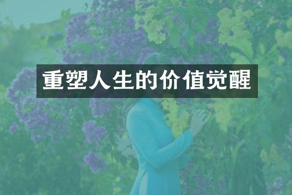 重塑人生的价值觉醒