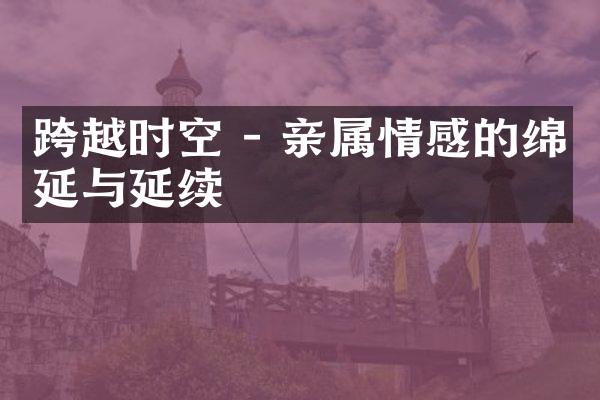 跨越时空 - 亲属情感的绵延与延续