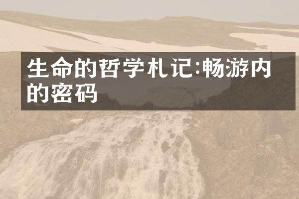 生命的哲学札记:畅游内心的密码