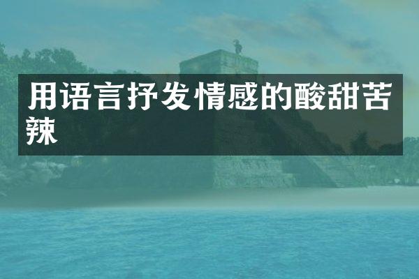 用语言抒发情感的酸甜苦辣