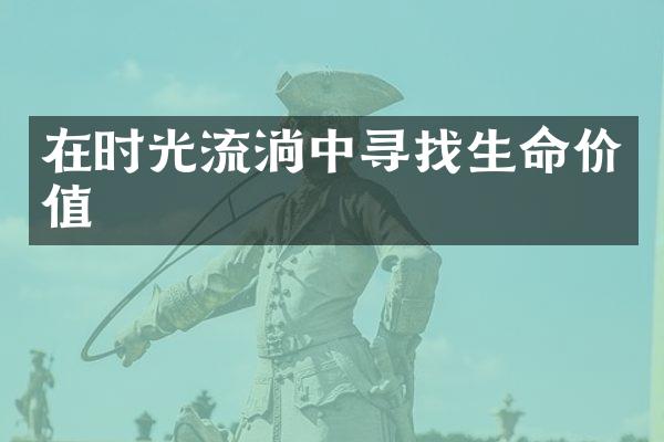 在时光流淌中寻找生命价值