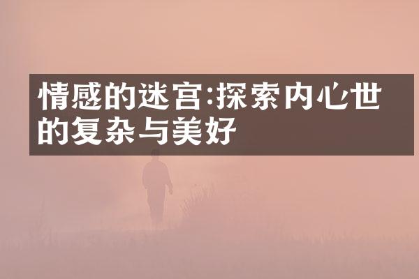 情感的迷宫:探索内心世界的复杂与美好