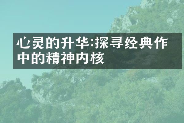 心灵的升华:探寻经典作品中的精神内核