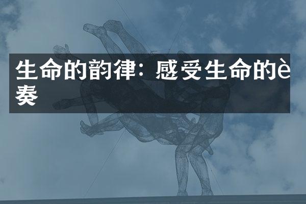 生命的韵律: 感受生命的节奏