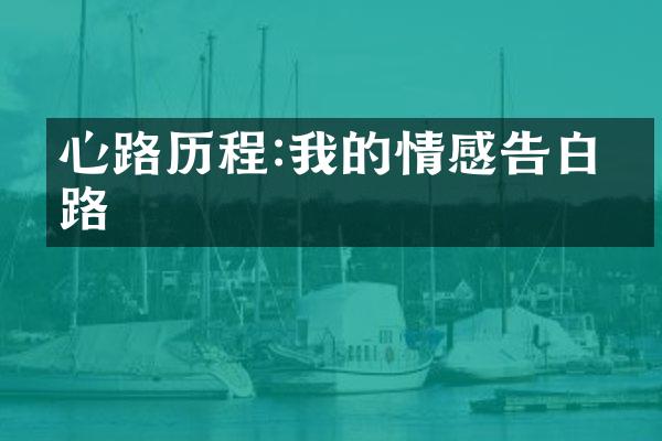心路:我的情感告白之路