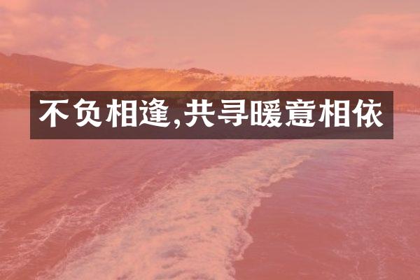 不负相逢,共寻暖意相依
