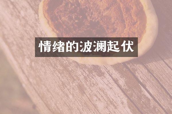 情绪的波澜起伏