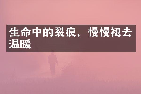 生命中的裂痕,慢慢褪去温暖