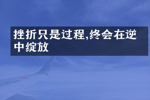 挫折只是过程,终会在逆境中绽放