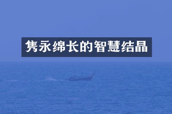 隽永绵长的智慧结晶