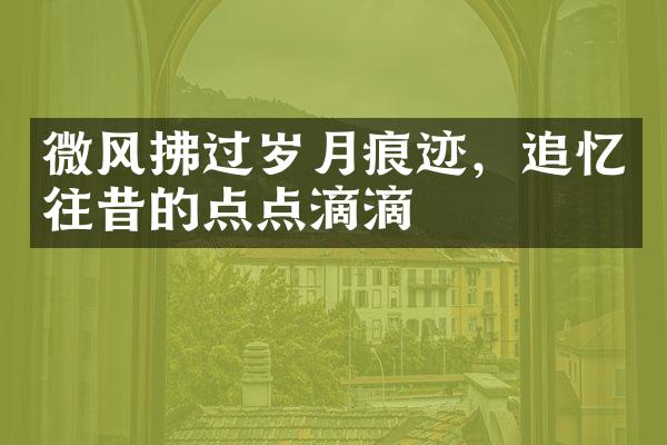 微风拂过岁月痕迹，追忆往昔的点点滴滴