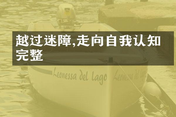 越过迷障,走向自我认知与完整