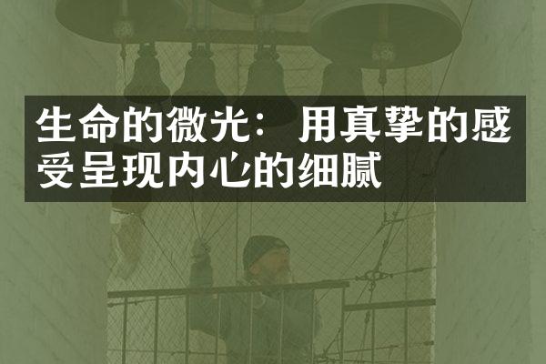 生命的微光：用真挚的感受呈现内心的细腻