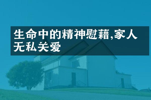 生命中的精神慰藉,家人的无私关爱