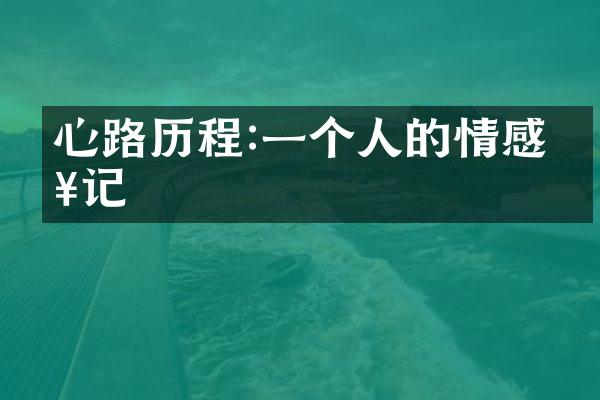 心路:一个人的情感日记